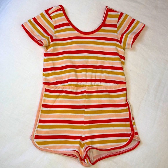 Alice + Ames Other - Alice + Ames Retro Stripe Shortie Romper
